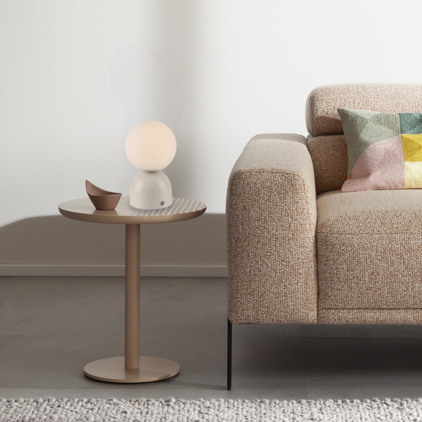 Schöner Wohnen 19218-39 - Lampă de masă LED RUDI, tactilă, reglabilă și încărcabilă, LED/1,2W/5V 3000-6000K 1200 mAh gri