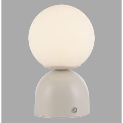 Schöner Wohnen 19218-39 - Lampă de masă LED RUDI, tactilă, reglabilă și încărcabilă, LED/1,2W/5V 3000-6000K 1200 mAh gri