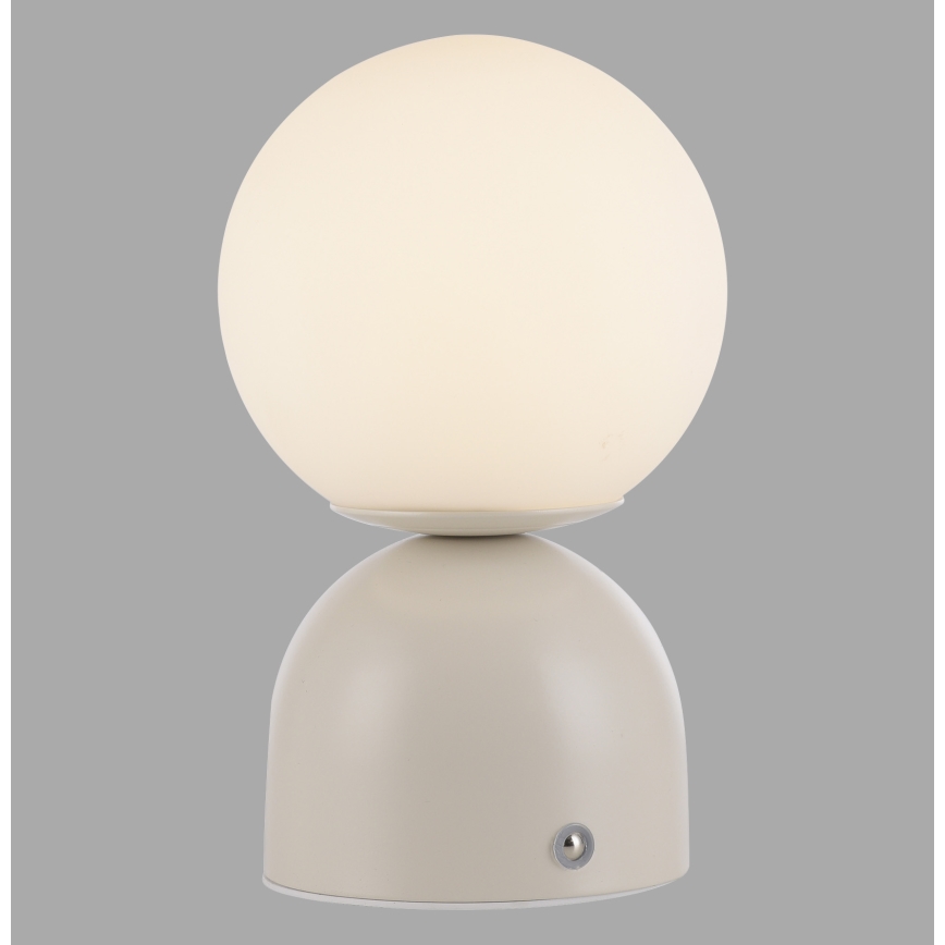 Schöner Wohnen 19218-39 - Lampă de masă LED RUDI, tactilă, reglabilă și încărcabilă, LED/1,2W/5V 3000-6000K 1200 mAh gri