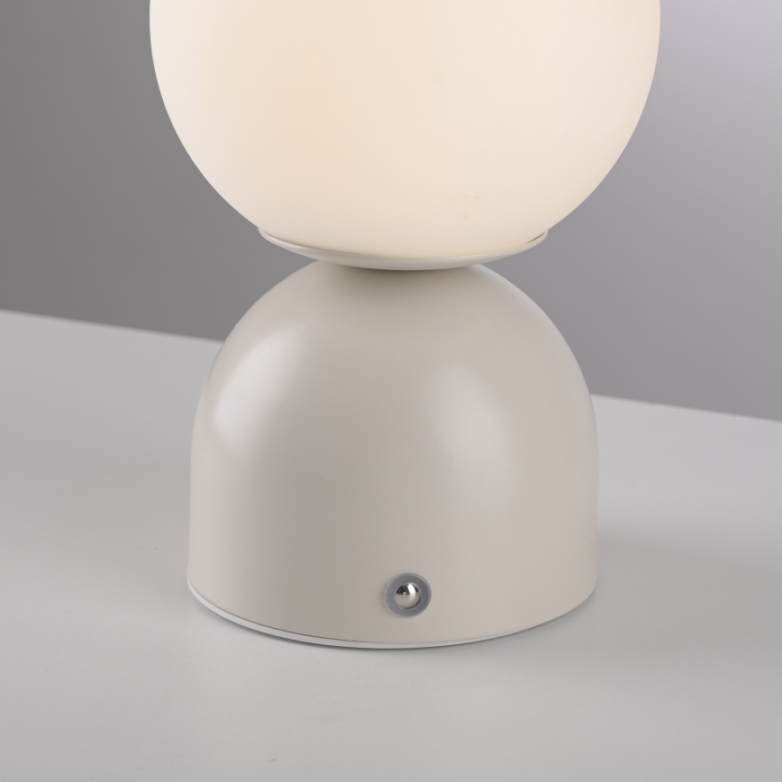 Schöner Wohnen 19218-39 - Lampă de masă LED RUDI, tactilă, reglabilă și încărcabilă, LED/1,2W/5V 3000-6000K 1200 mAh gri