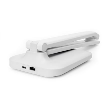 Lampă de birou LED tactilă cu intensitate reglabilă și port USB REMUS LED/5W/230V albă