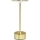 Lampă de birou LED tactilă reîncărcabilă TAVOLO, 2,5W/5V, 2400 mAh, 3000-6000K, aurie