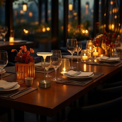 Lampă de birou LED tactilă reîncărcabilă TAVOLO, 2,5W/5V, 2400 mAh, 3000-6000K, aurie