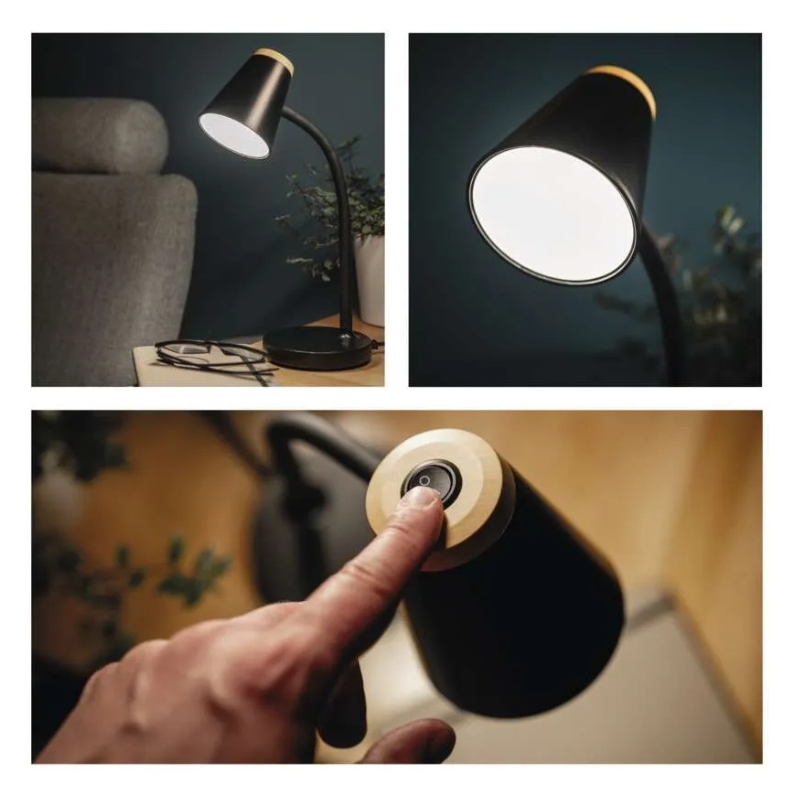 Lampă de birou LED TARA LED/4,5W/230V 4000K neagră