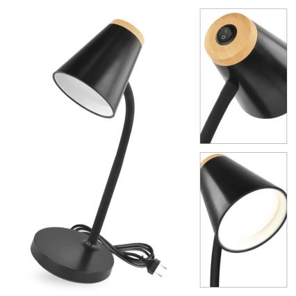 Lampă de birou LED TARA LED/4,5W/230V 4000K neagră