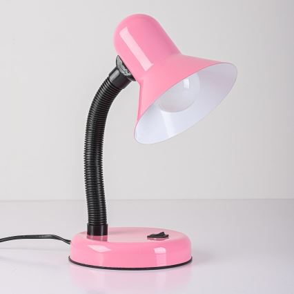 Lampă de birou MENTOR, 1x E27, 15 W, 230 V, roz