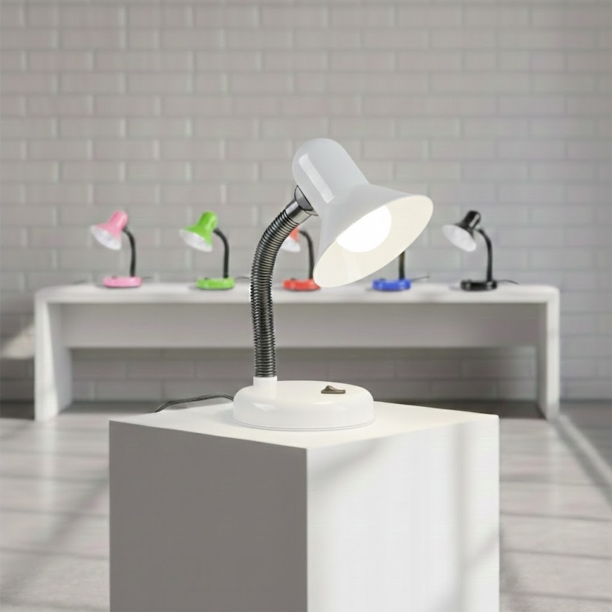 Lampă de birou MENTOR 1xE27/15W/230V albă