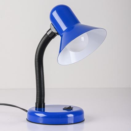 Lampă de birou MENTOR 1xE27/15W/230V albastră