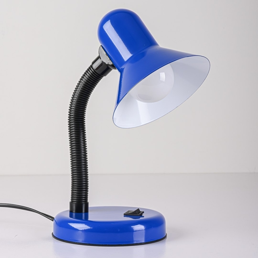 Lampă de birou MENTOR 1xE27/15W/230V albastră