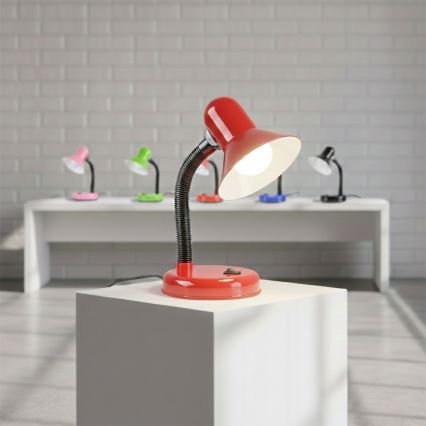 Lampă de birou MENTOR 1xE27/15W/230V roșie