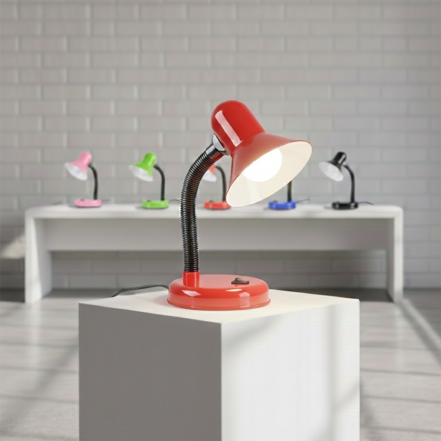 Lampă de birou MENTOR 1xE27/15W/230V roșie