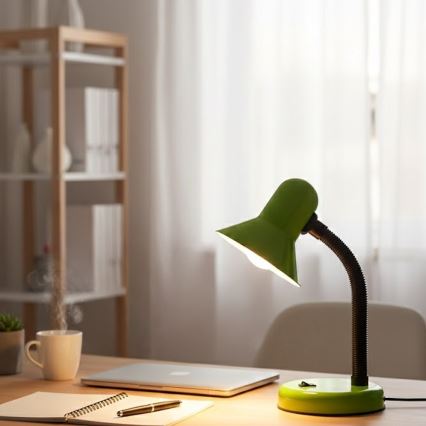 Lampă de birou MENTOR 1xE27/15W/230V, verde
