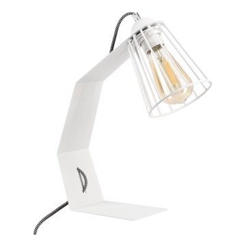 Lampă de birou NANDO 1xE27/15W/230V, albă