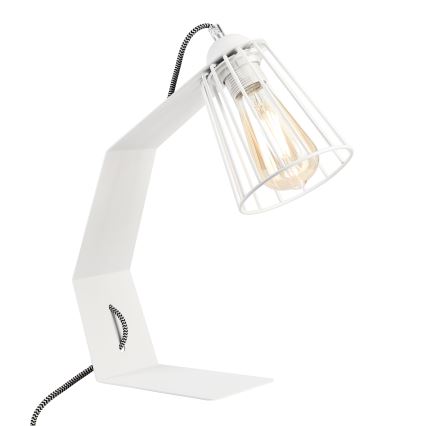 Lampă de birou NANDO 1xE27/15W/230V, albă