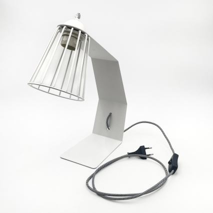 Lampă de birou NANDO 1xE27/15W/230V, albă