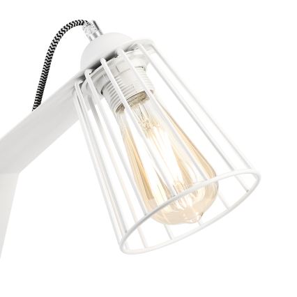 Lampă de birou NANDO 1xE27/15W/230V, albă