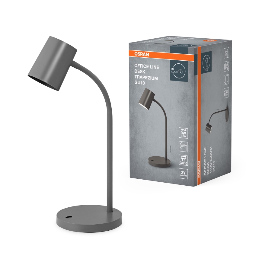 Lampă de birou Osram DESK LINE 1xGU10/9W/230V, gri