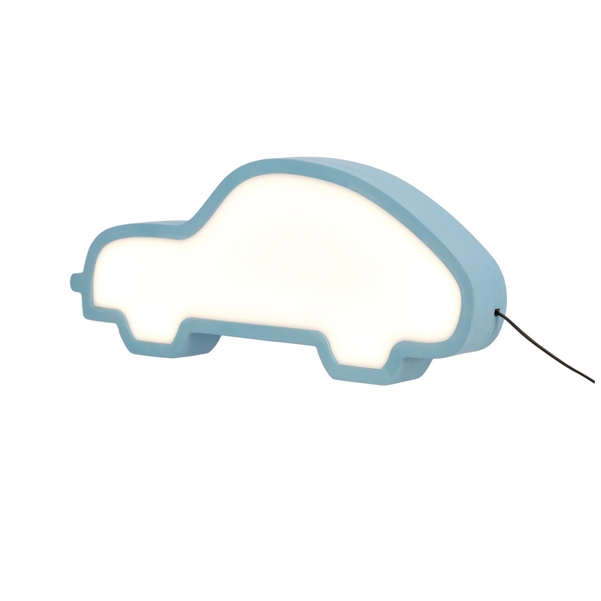 Lampă de birou pentru copii CAR LED/11W/230V, albastră