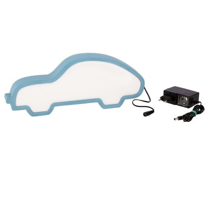 Lampă de birou pentru copii CAR LED/11W/230V, albastră