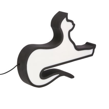 Lampă de birou pentru copii CAT LED/13W/230V, neagră