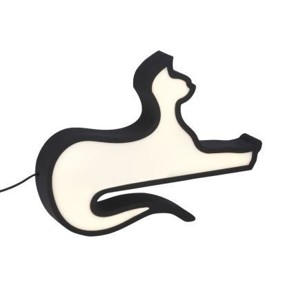 Lampă de birou pentru copii CAT LED/13W/230V, neagră