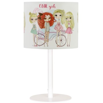 Lampă de birou pentru copii GIRLS VIBES 1xE27/60W/230V, Ø 18 cm, pentru fete