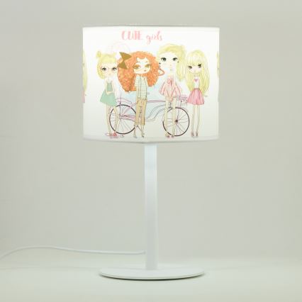 Lampă de birou pentru copii GIRLS VIBES 1xE27/60W/230V, Ø 18 cm, pentru fete