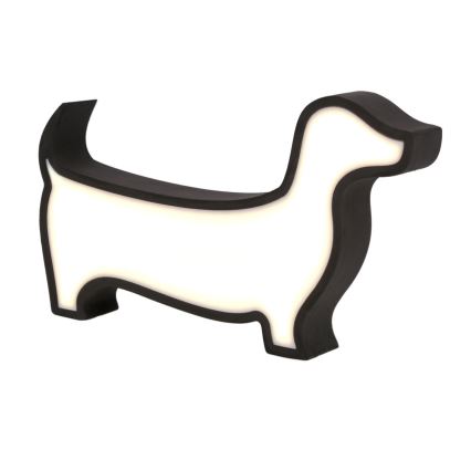 Lampă de birou pentru copii LED DOG LED/12W/230V neagră