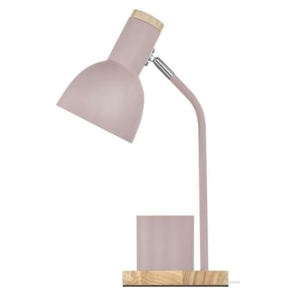 Lampă de birou POPPY 1xE27/25W/230V roz
