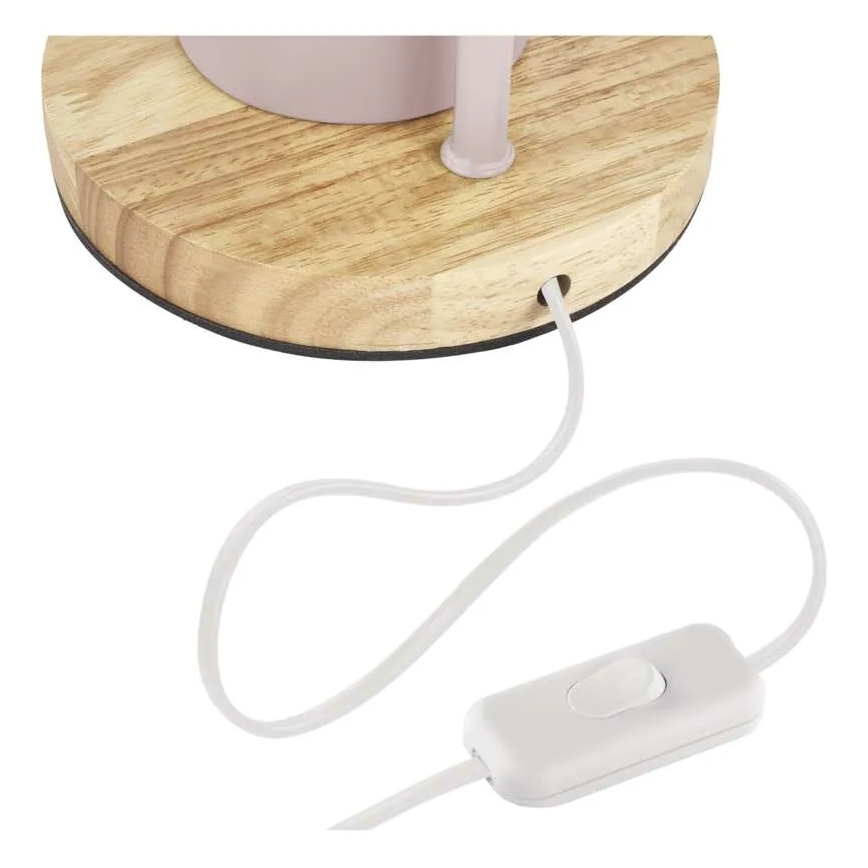 Lampă de birou POPPY 1xE27/25W/230V roz