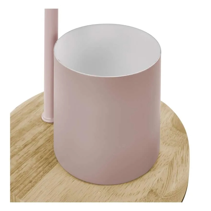 Lampă de birou POPPY 1xE27/25W/230V roz