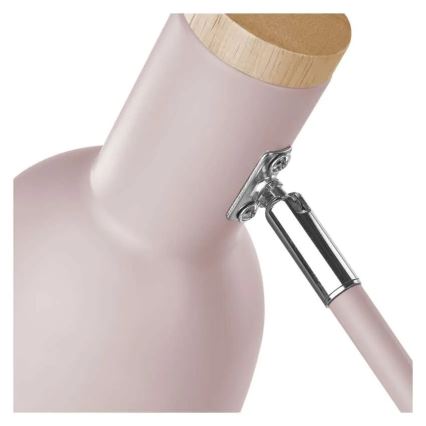 Lampă de birou POPPY 1xE27/25W/230V roz