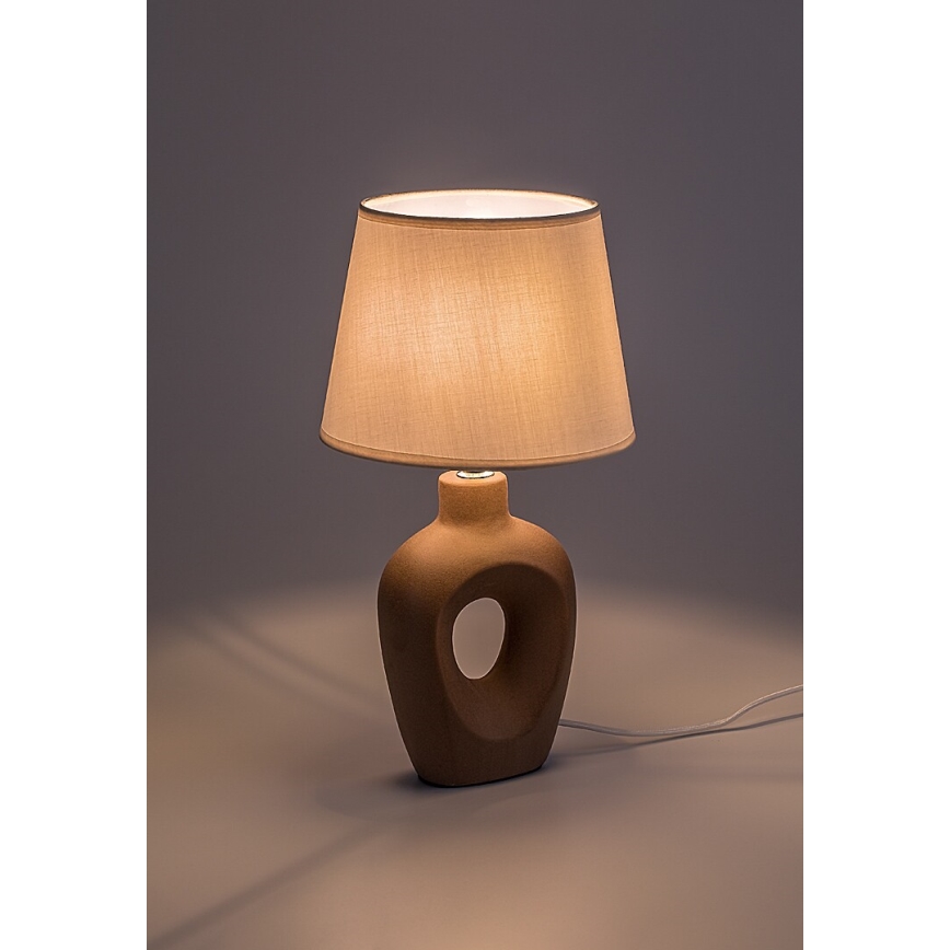 Rabalux - Lampă de masă 1xE14/25W/230V maro/crem