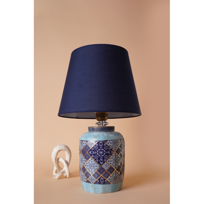 Lampă de birou RAMZES 1xE27/40W/230V albastră