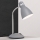 Lampă de birou SCHOOL 1xE27/40W/230V gri/crom mat