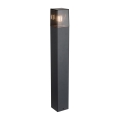 Lampă de exterior 1xE27/40W/230V IP44 80 cm neagră/fumurie