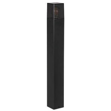 Lampă de exterior 1xE27/40W/230V IP44 80 cm neagră/fumurie