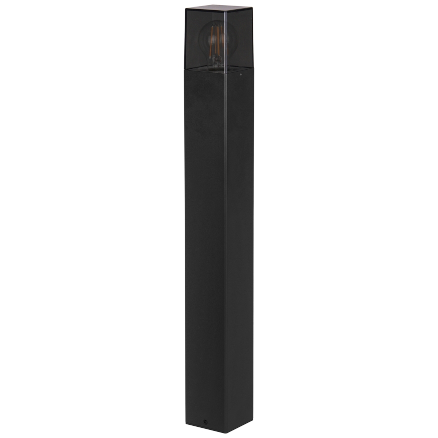 Lampă de exterior 1xE27/40W/230V IP44 80 cm neagră/fumurie