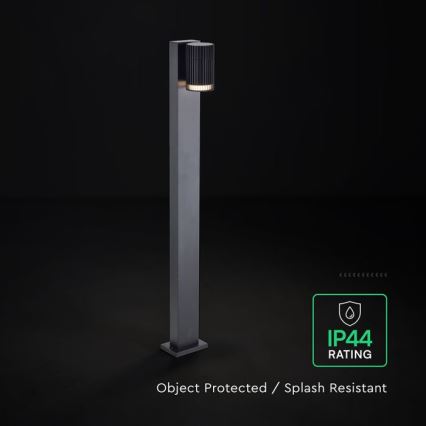 Lampă de exterior 1xGU10/10W/230V IP44 50 cm neagră