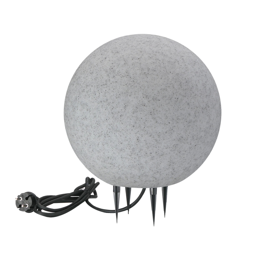 Lampă de exterior ARGENTO 1xE27/15W/230V d. 30 cm IP65 gri