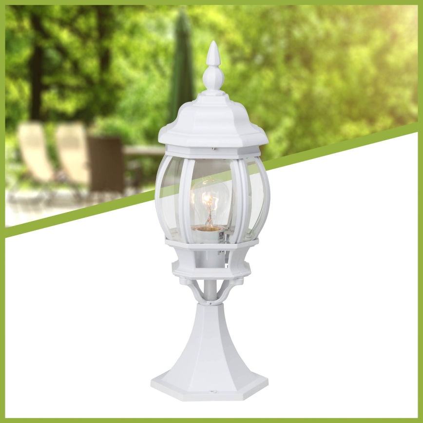 Lampă de exterior Brilliant ISTRIA 1xE27/60W/230V 50 cm IP23 alb