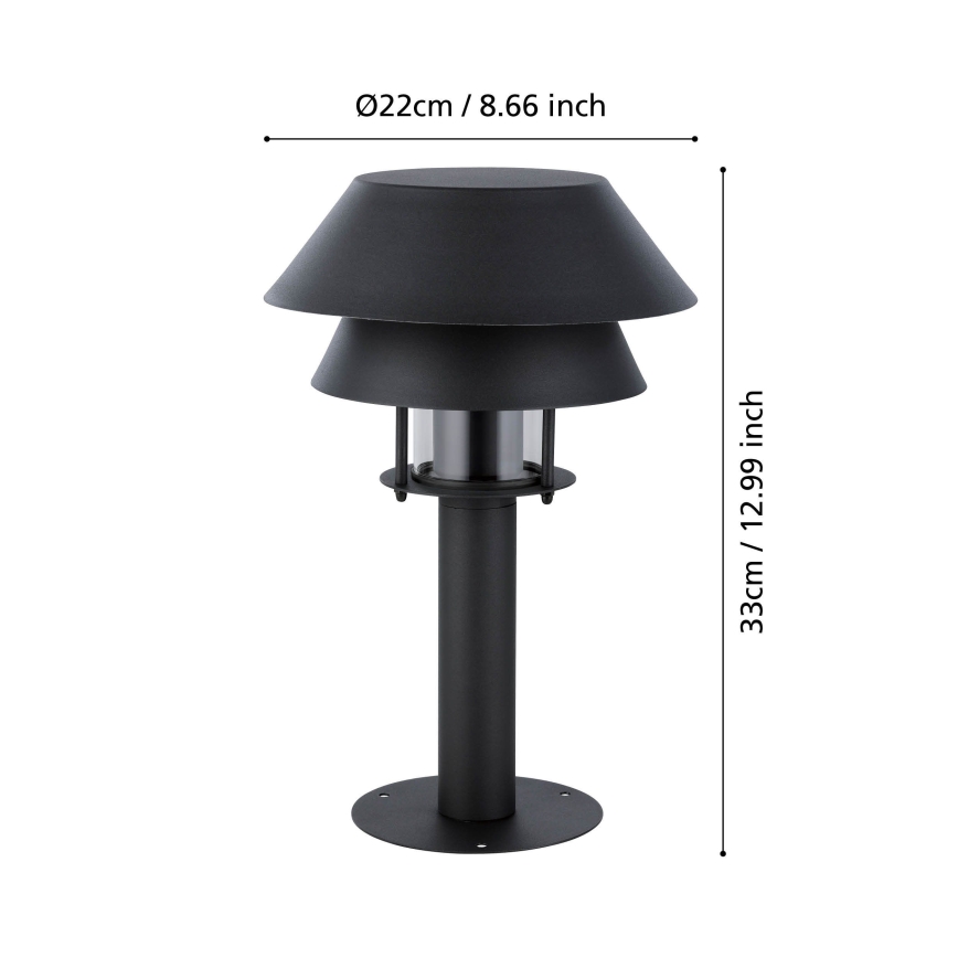 Lampă de exterior 1xE27/40W/230V 33 cm IP65 Eglo