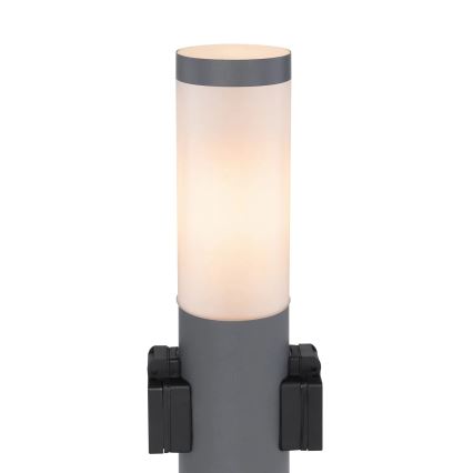 Lampă de exterior cu 2 prize Globo 3158AK BOSTON 1xE27/23W/230V IP44