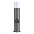Lampă de exterior cu priză DALLAS 1xE27/12W/230V IP44 antracit