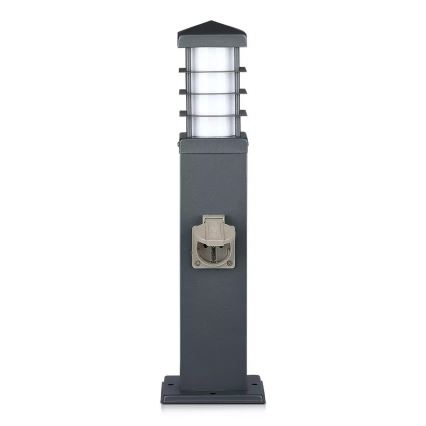 Lampă de exterior cu prize 1xE27/13W/230V IP44