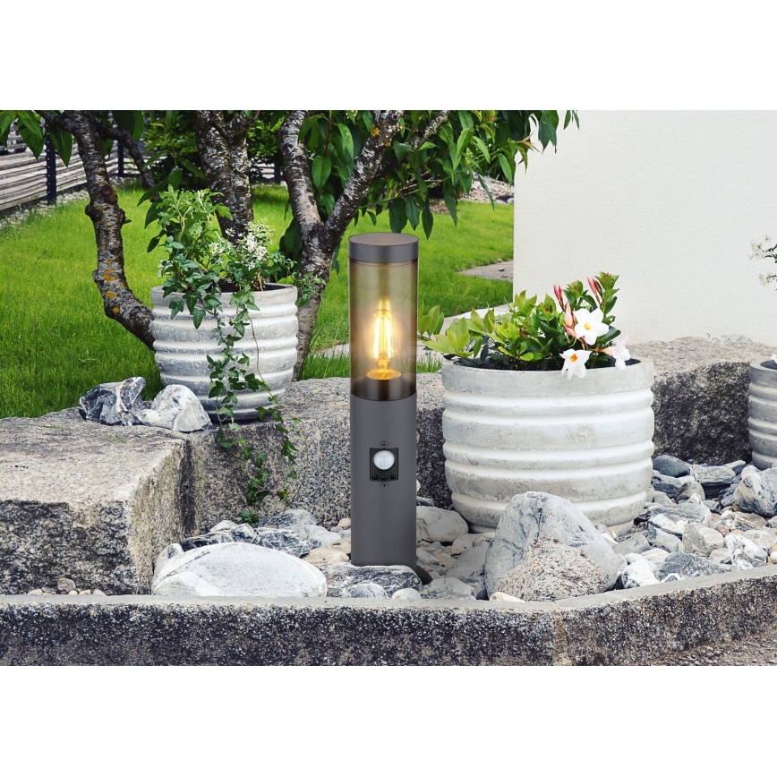 Lampă de exterior cu senzor 1xE27/15W/230V 45 cm IP44 Globo