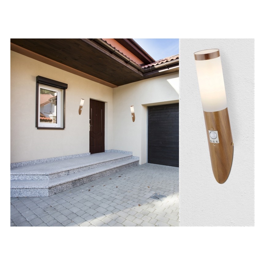 Lampă de exterior cu senzor 1xE27/30W/230V IP44 Globo