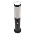 Lampă de exterior cu senzor LOPPA 1xE27/60W/230V 45 cm IP44 neagră