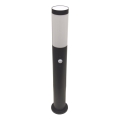 Lampă de exterior cu senzor LOPPA 1xE27/60W/230V 65 cm IP44 antracit