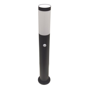 Lampă de exterior cu senzor LOPPA 1xE27/60W/230V 65 cm IP44 antracit